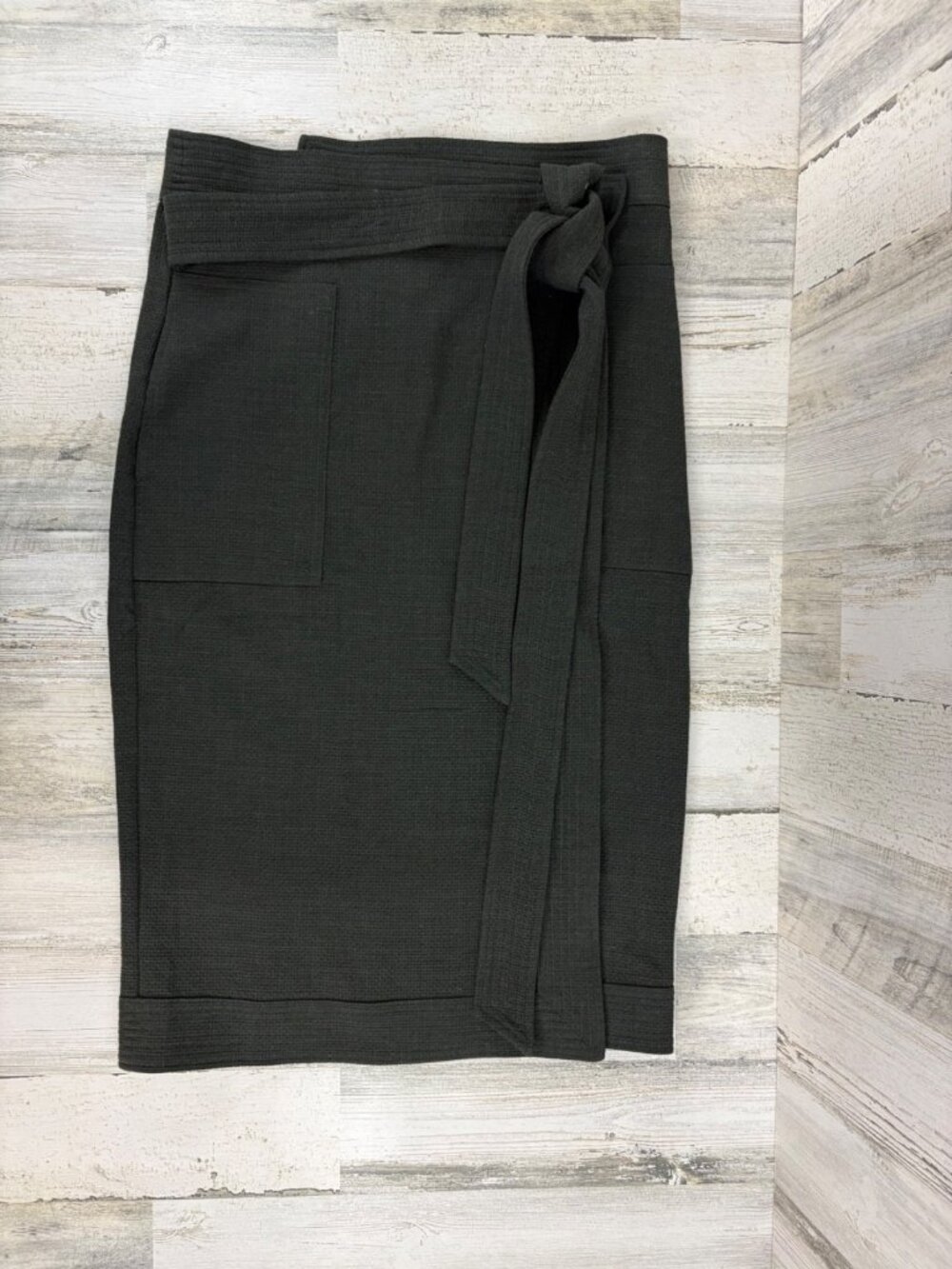 Ann Mashburn Sz S Kira Wrap Skirt Green NWT